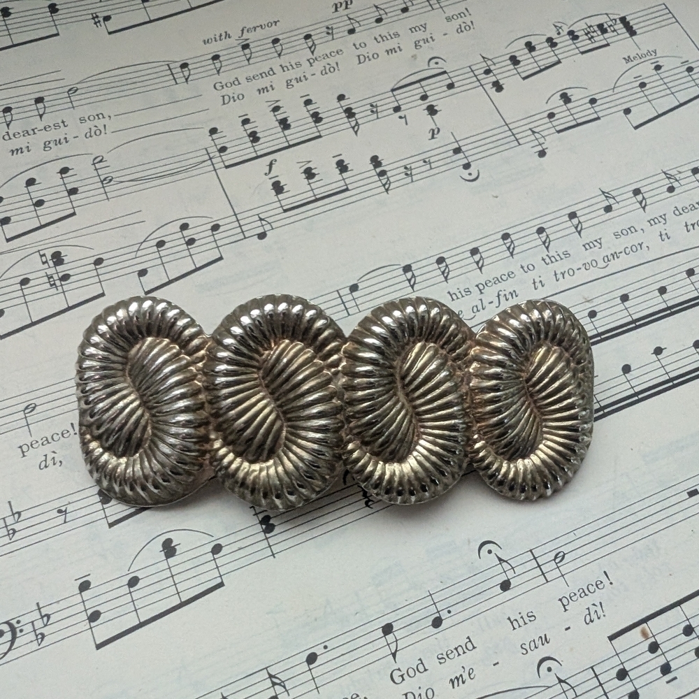 Elegant Silver Hair Clip
